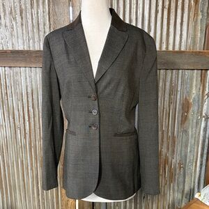 Tailor B. Moss Dark Brown Plaid Blazer